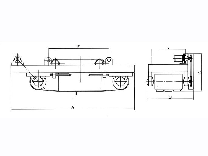 RCDD悬挂式自动卸铁型自冷全封闭电磁除铁器系列